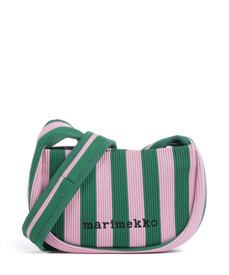 Marimekko Knitted Merirosvo Sac porté épaule pink/dark green