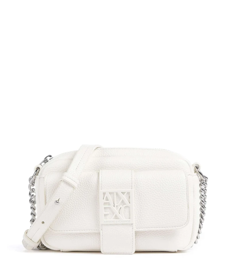 Armani Exchange Susy Soft Sac bandoulière off white