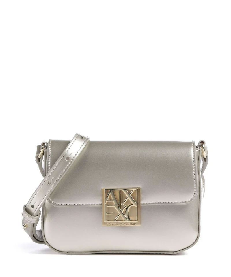Armani Exchange Amy S Sac bandoulière light gold