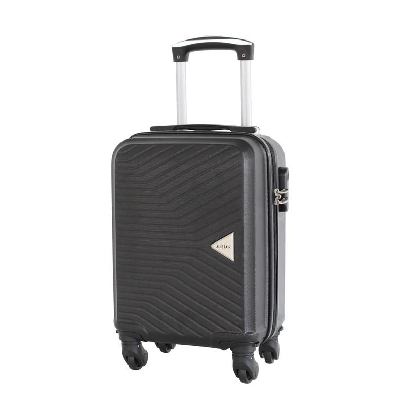 ALISTAIR « Iron » Valise Sous-Siège XXS 45 cm - Marque Française - Garantie 2 Ans en France Noir - Compatible Ryanair et Transavia