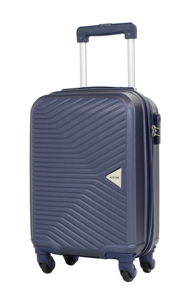 Valise cabine XS Alistair - Collection Iron - 4 roues - ABS ultra résistant - Bleu