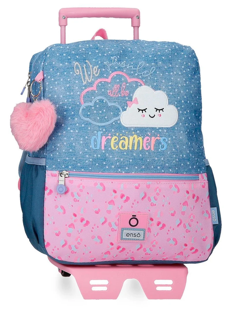 96923T1 MOCHILA ADAP. 32CM. C/CARRO. ENSO DREAMERS
