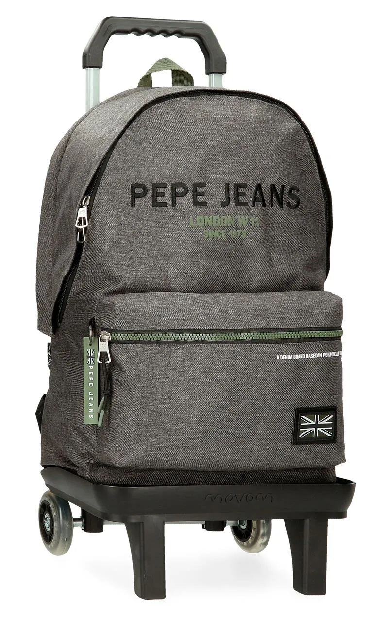 69124T2 MOCHILA ADAP. PORTAORD. 44CM. C/CARRO. PJL EDMO