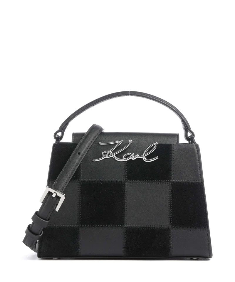 Karl Lagerfeld K/Signature Mini Sac à main black nickel