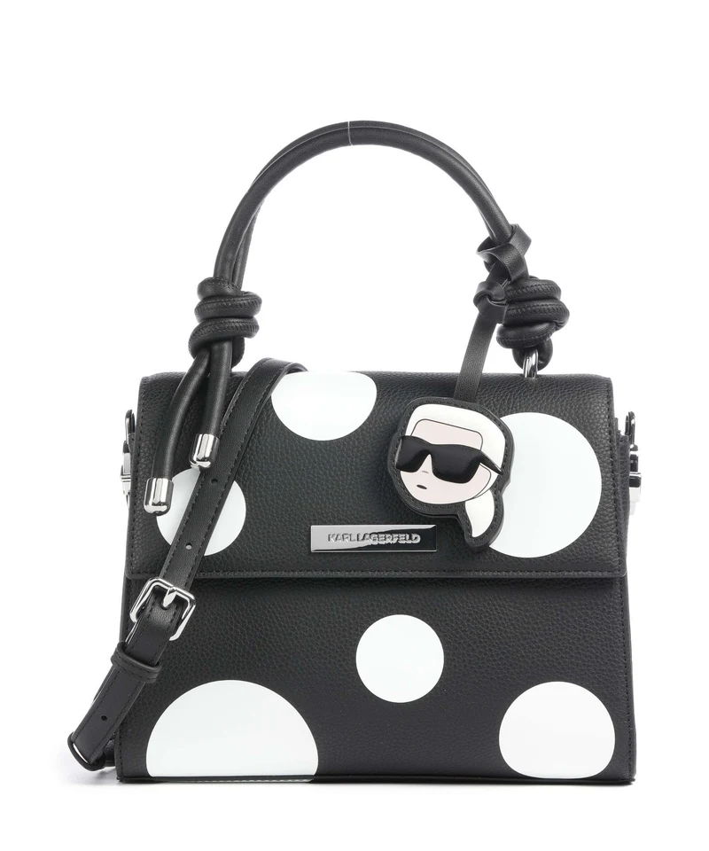 Karl Lagerfeld Ikon Knots Sac à main variable polka dot