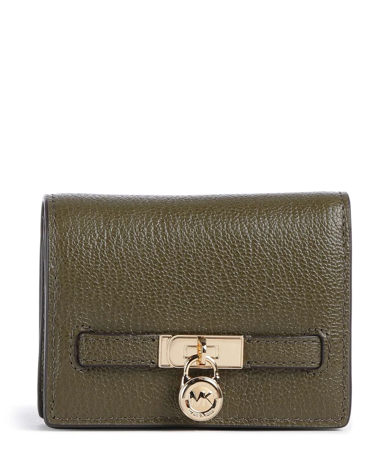 Michael Kors Hamilton Moderne Small Portefeuille loden