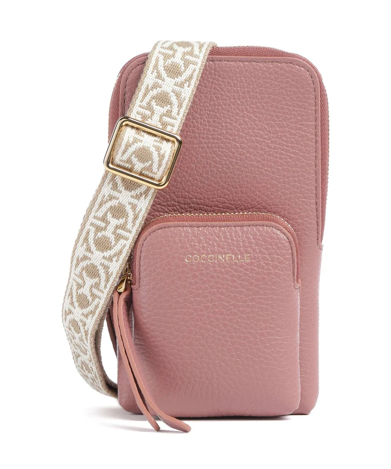 Coccinelle Pixie Pochette telephone winter rose