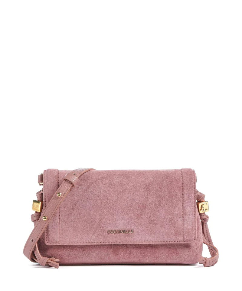 Coccinelle Thess Suede Sac bandoulière winter rose