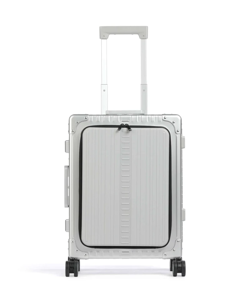 Aleon Classic 21 Domestic front flap Valise 4 roues platinum
