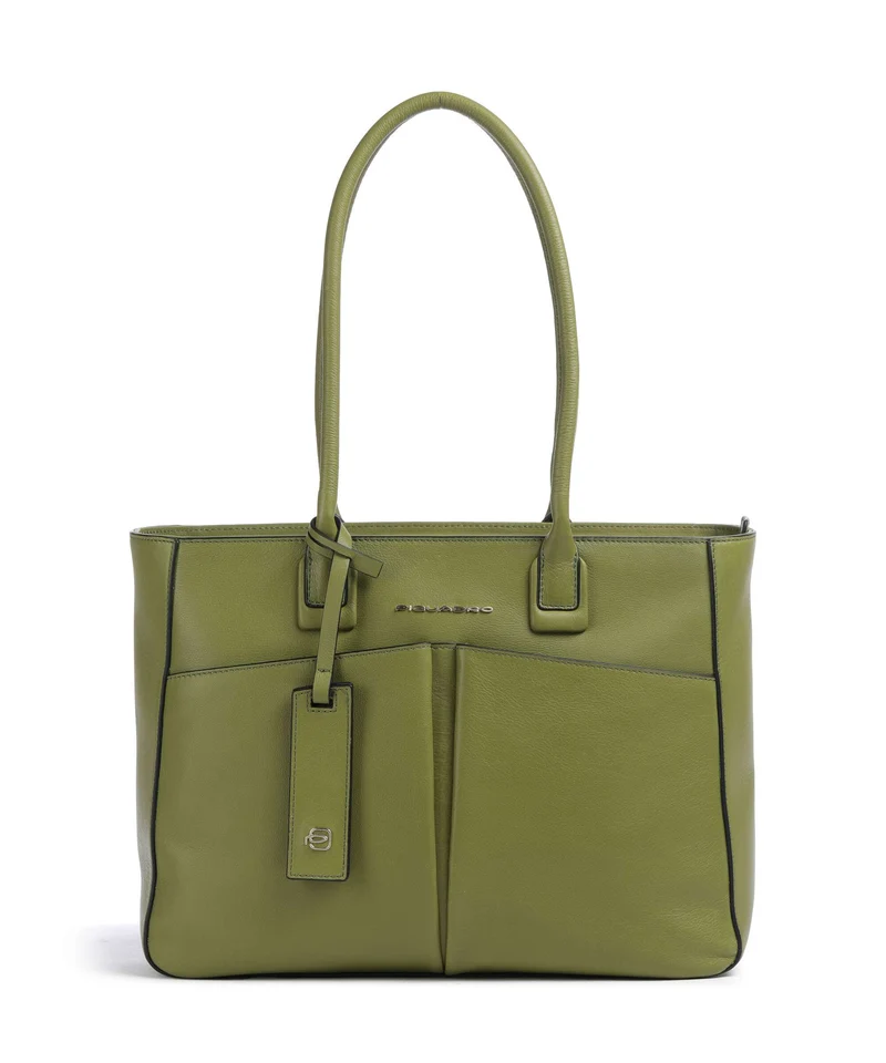 Piquadro Nevet Cabas green