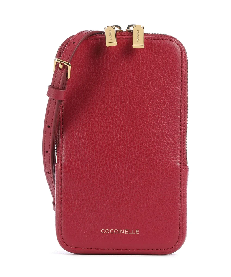 Coccinelle Flor Pochette telephone sangria