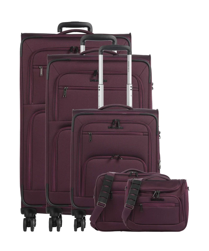 Travelite Cubis Set de valise (4 roues) berry