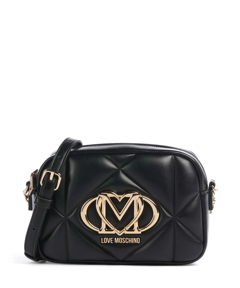 Love Moschino Embossed Q Sac bandoulière black