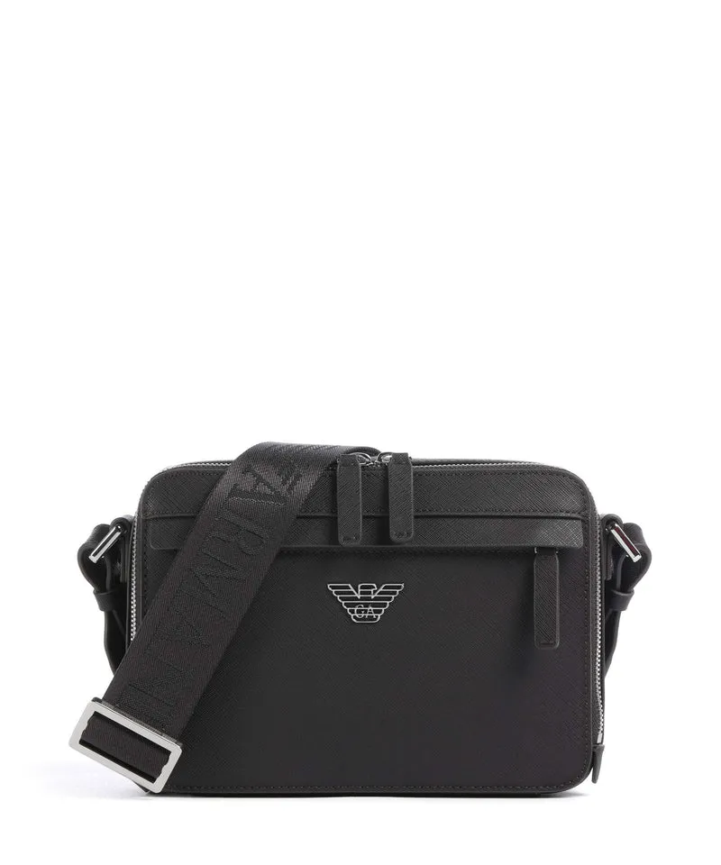Emporio Armani Business Regenerated Sac bandoulière ebony