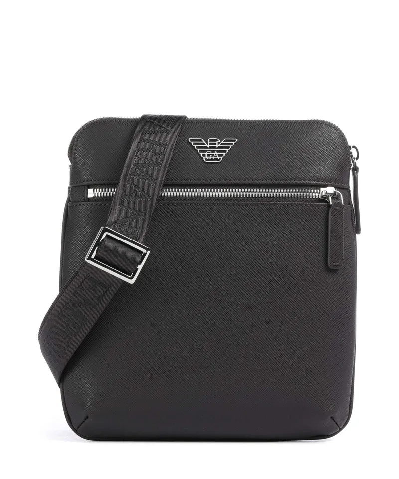 Emporio Armani Business Regenerated Sac bandoulière ebony