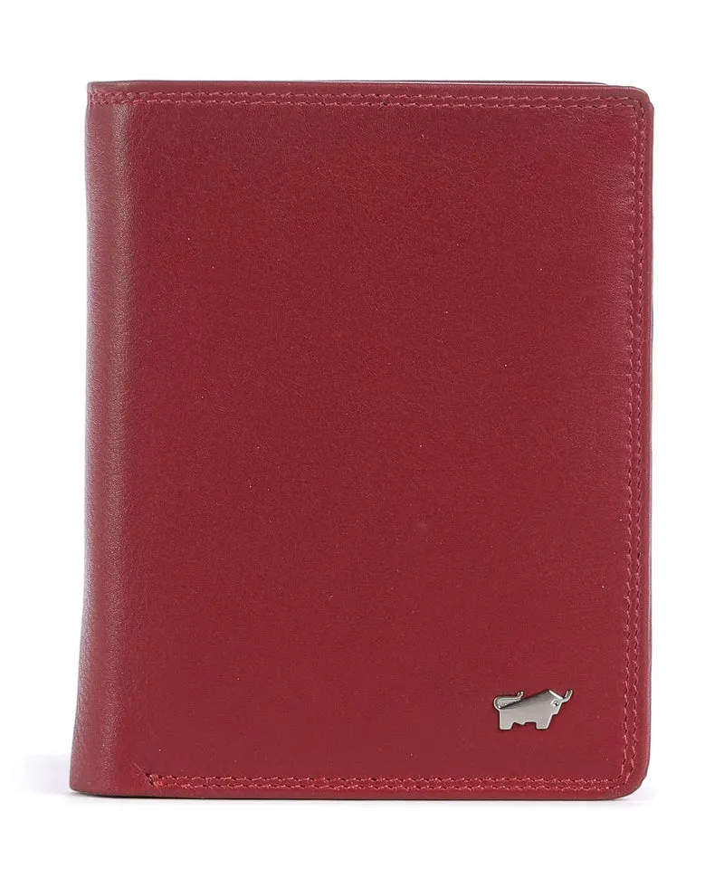 Braun Büffel Golf Portefeuille rot