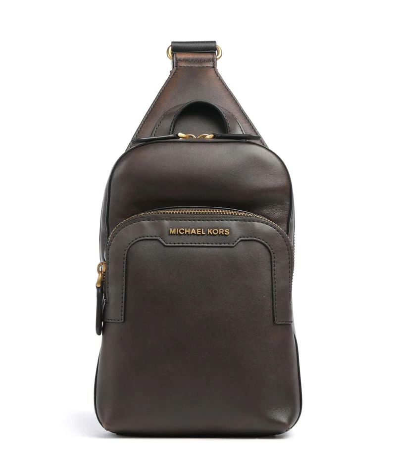 Michael Kors Hudson Medium Sac sling chocolate