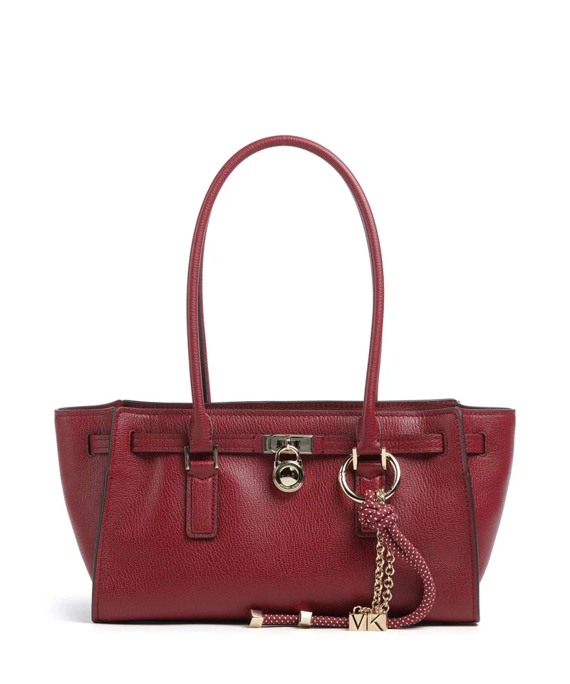 Michael Kors Hamilton Moderne Small Sac porté épaule deep red