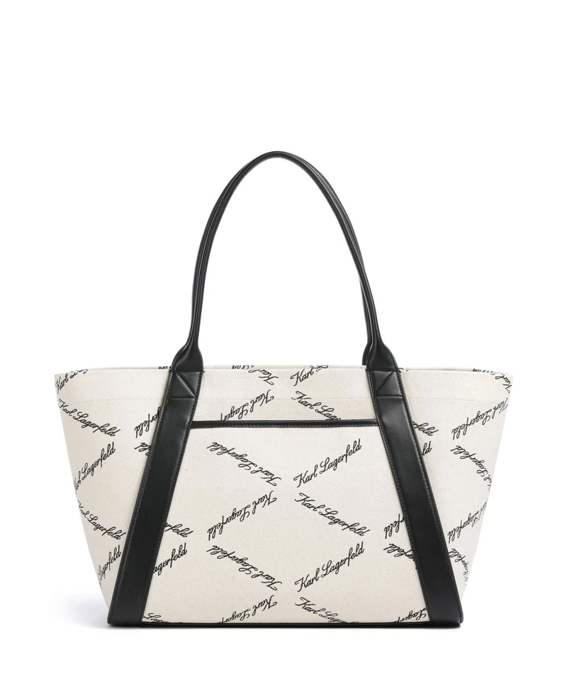 Karl Lagerfeld K/Ville Small Cabas natural canvas/black