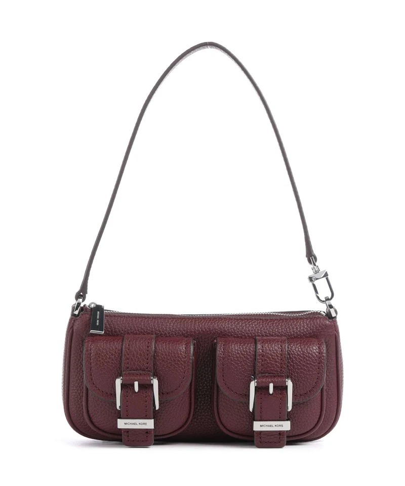 Michael Kors Zoe Small Sac porté épaule oxblood