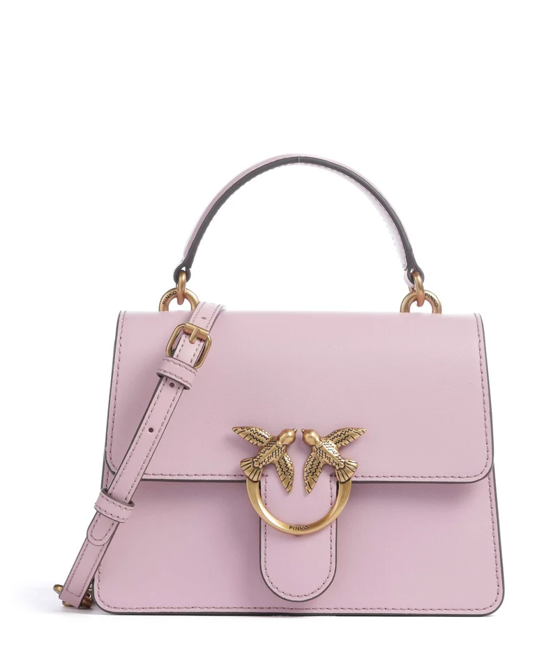 Pinko Love One Mini Sac à main rosa chiaro/antique gold