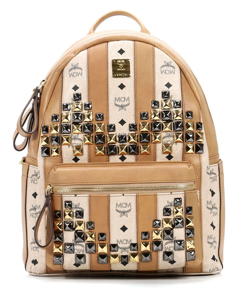 MCM Sac à dos beige