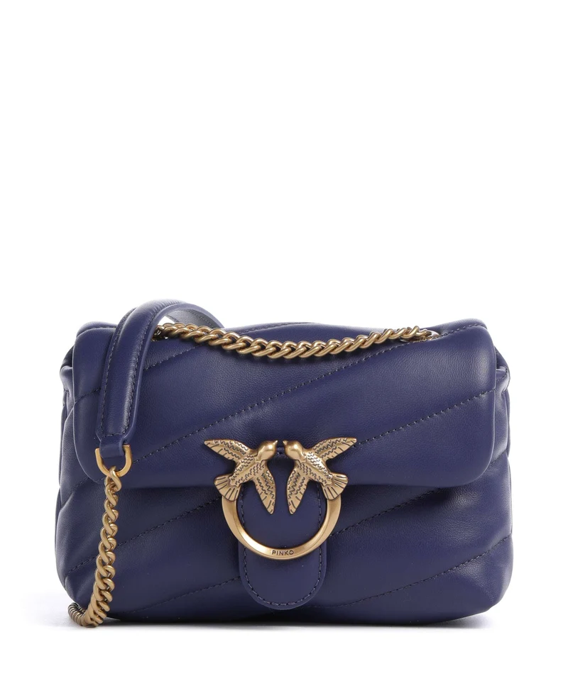 Pinko Love Puff Baby Sac porté épaule viola/antique gold
