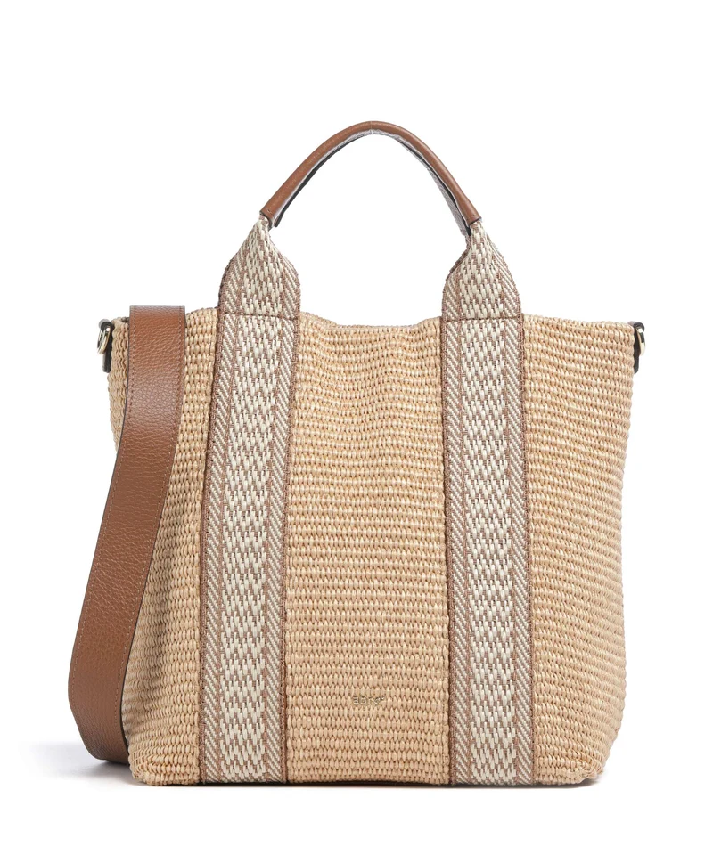 Abro Raffia Kaia Sac à main natural