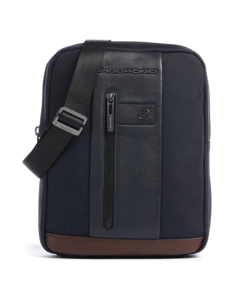 Piquadro Brief 2 Sac bandoulière blue/cognac