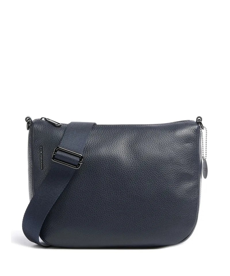 Mandarina Duck Mellow Leather Sac bandoulière dress blue