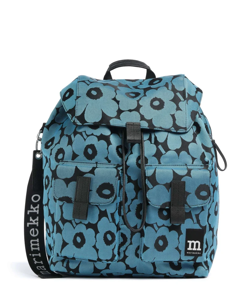 Marimekko Everything Unikko L Sac à dos blue/black