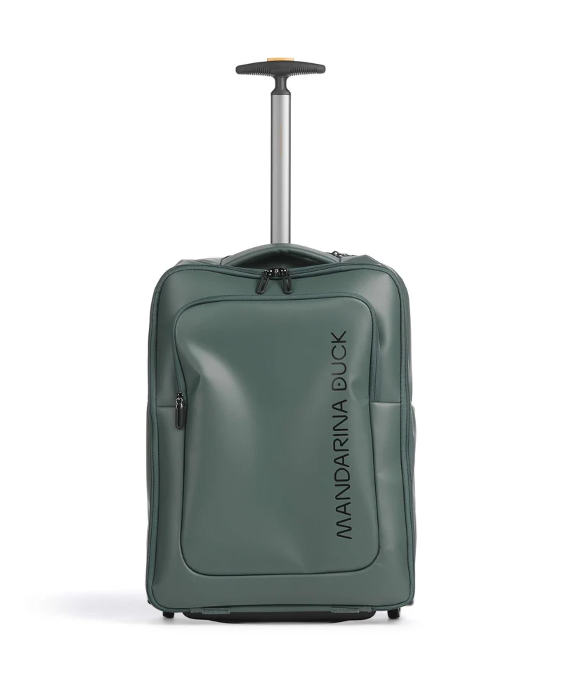 Mandarina Duck Eco Coated Sac à dos à roulettes deep green