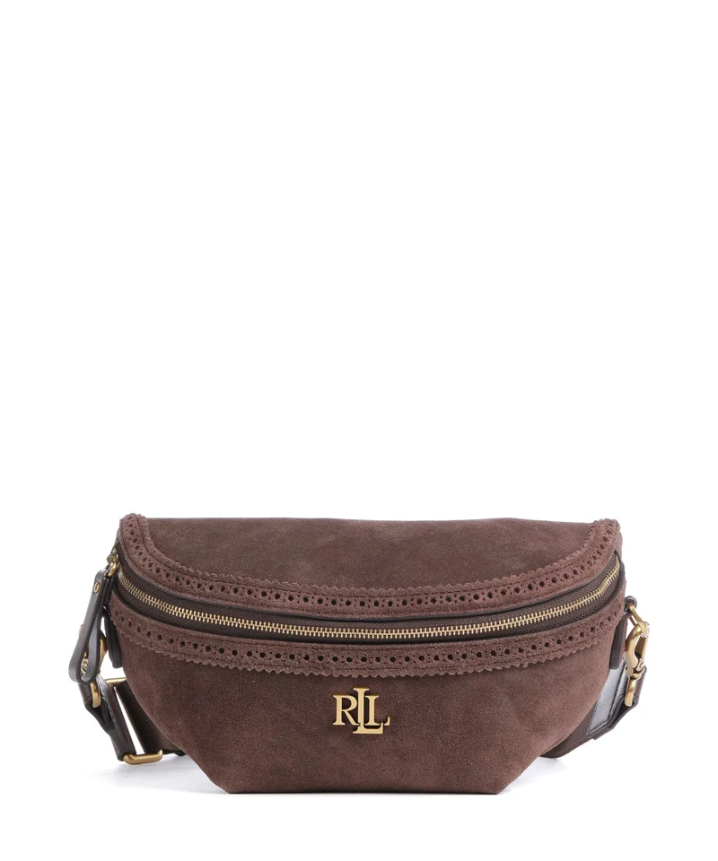 Lauren Ralph Lauren Marcy Sac banane chestnut brown