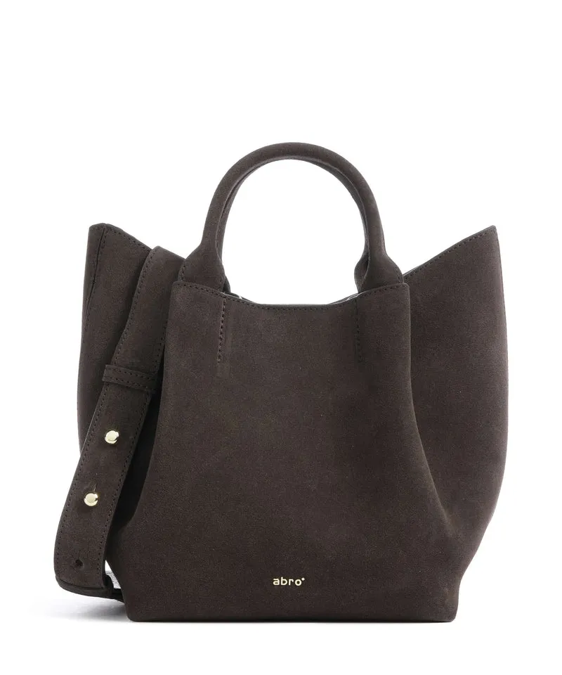 Abro Suede Essential Small Sac à main dark brown