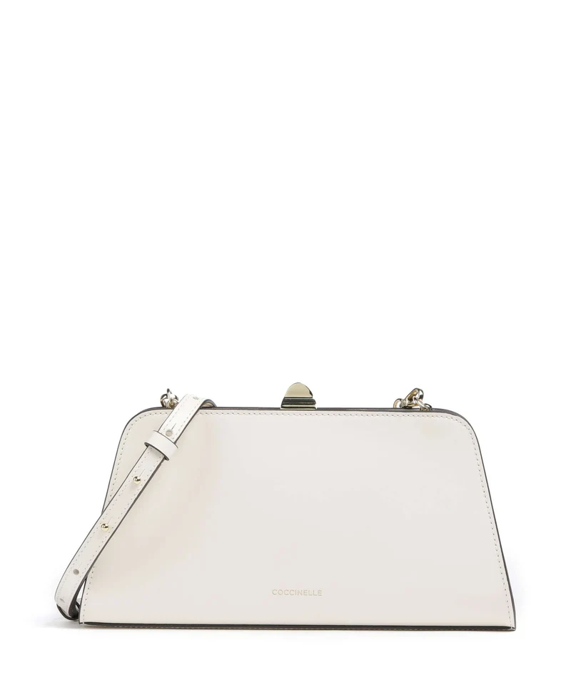 Coccinelle Liv Calf Sac bandoulière pearl