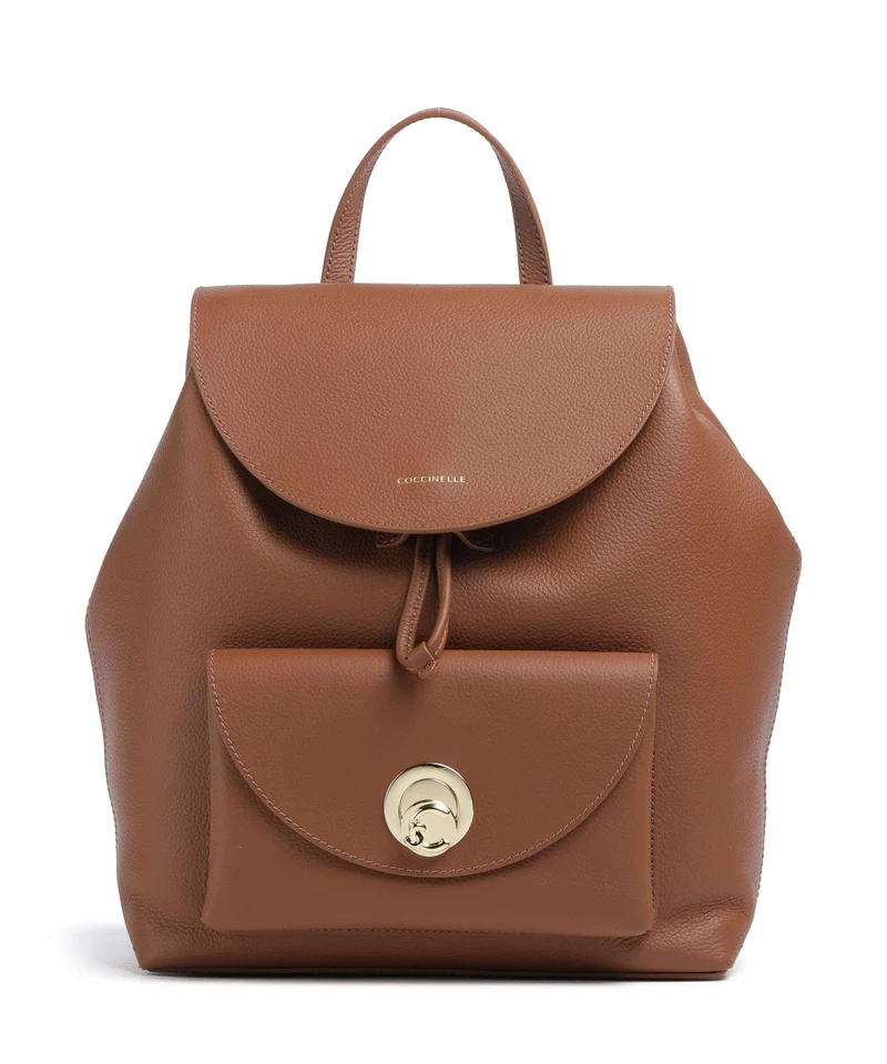 Coccinelle Nikla Sac à dos cognac/noir