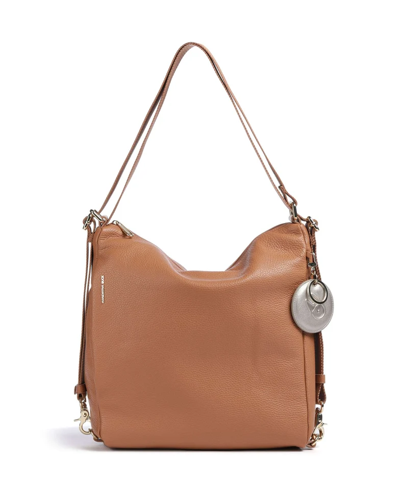Mandarina Duck Mellow Leather Sac à main porté dos pecan nut