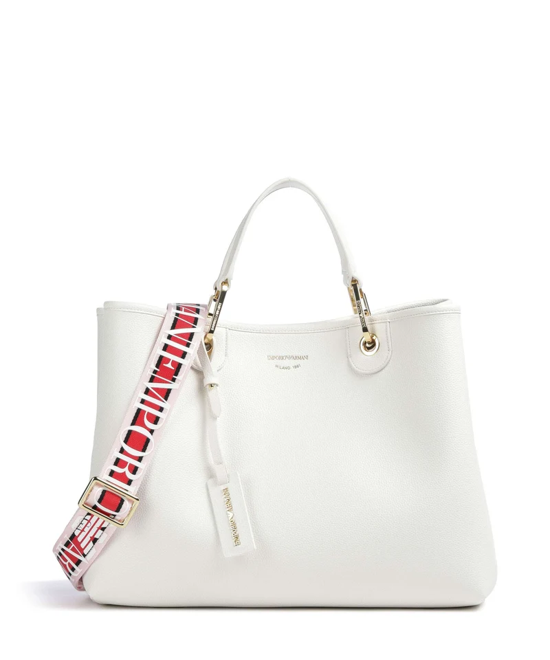 Emporio Armani My EA M Sac à main bianco/cuoio