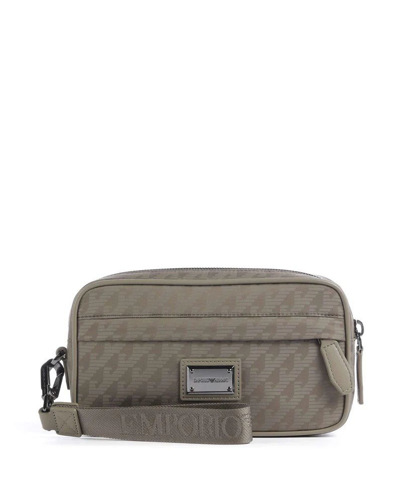 Emporio Armani Eagle All Over Trousse de toilette stone gray