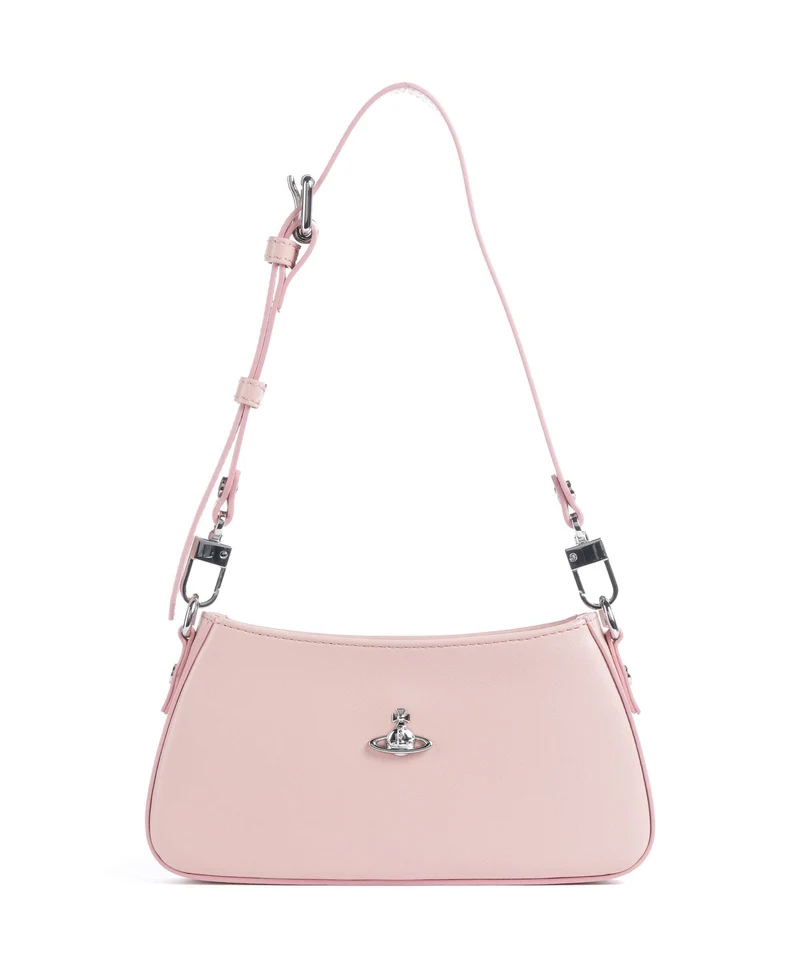 Vivienne Westwood Tasha Smooth Sac porté épaule pastel pink