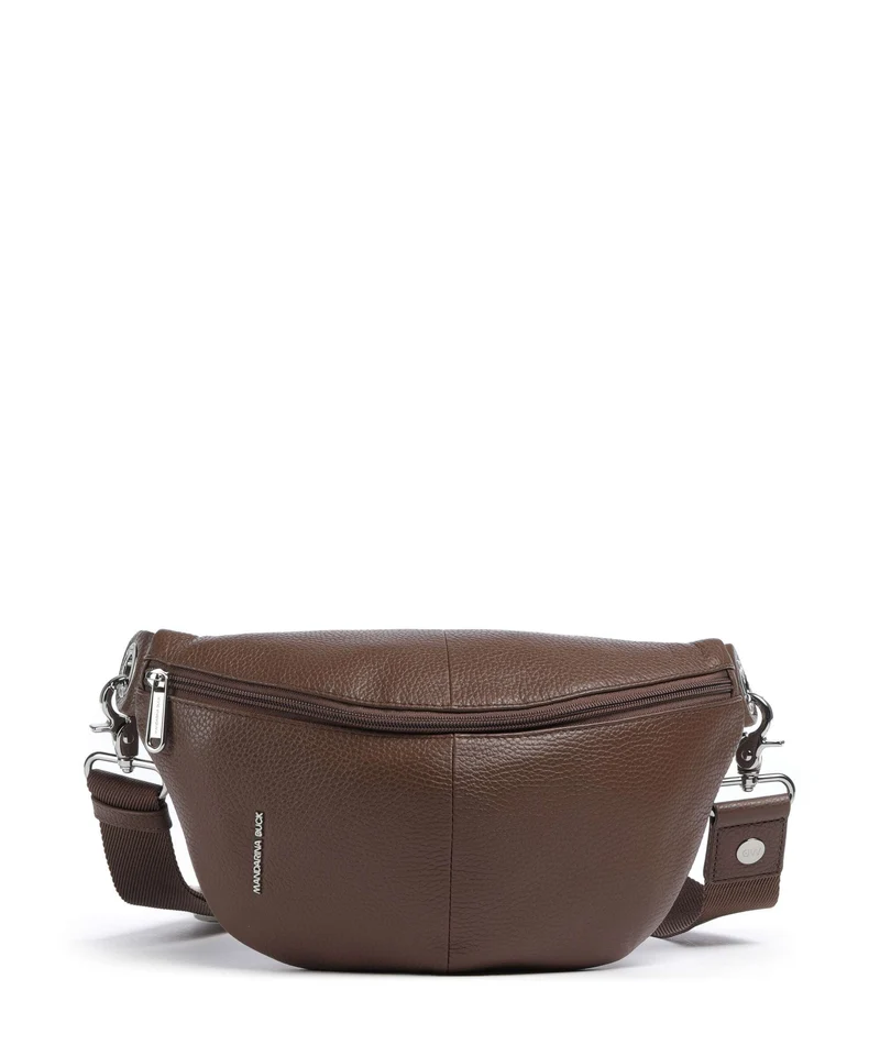 Mandarina Duck Mellow Leather Sac banane milk chocolate