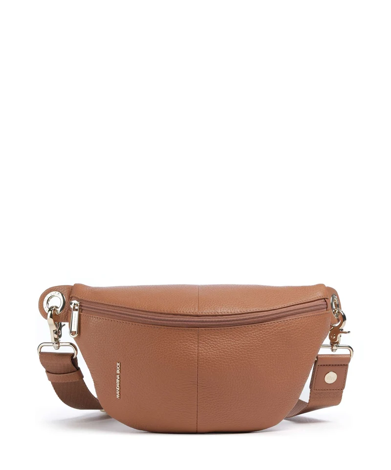 Mandarina Duck Mellow Leather Sac banane pecan nut