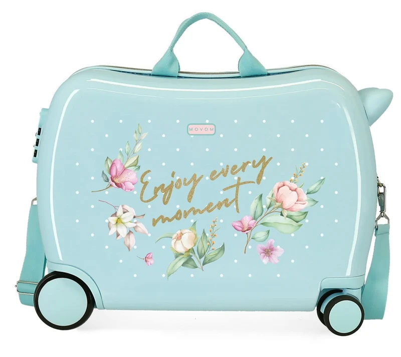 3259821 MALETA INF.ABS 4R.MOVOM ENJOY EVERY MOMENT TURQUESA