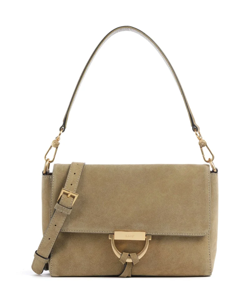 Abro Suede Temi Sac porté épaule mud