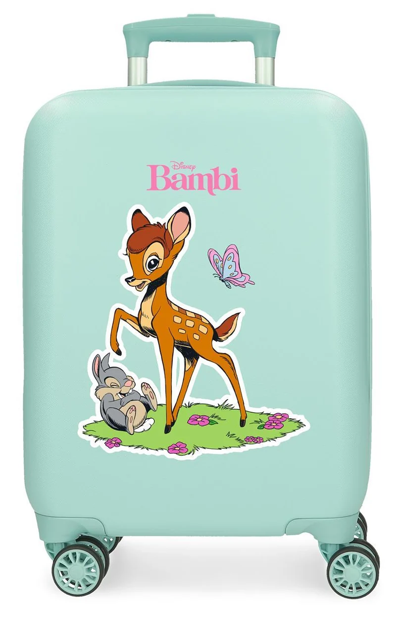 4751328 TROLLEY ABS 50 CM.4R BAMBI TURQUESA