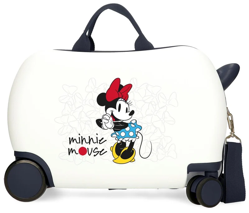 3671064 MALETA INF.ABS 4R.(2 MULTI.) 45CM. MINNIE MAGIC BLAN