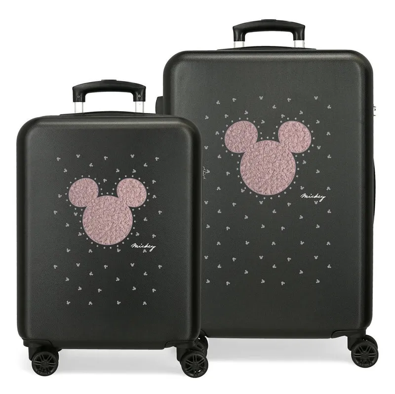 3821421 SET/2 TROLLEY ABS 55-65CM.4R.MICKEY STUD NEGRO