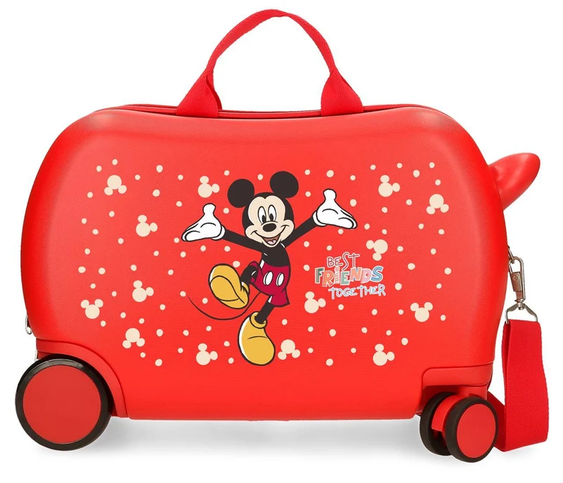 2971021 MALETA INF.ABS 4R.(2 MULTI.) 45CM. MICKEY BEST FRIEN