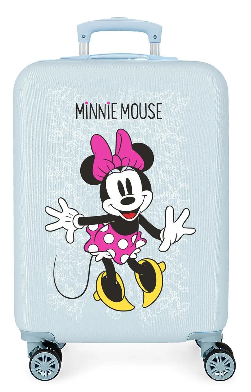 468176A TROLLEY ABS 55CM.4R.MINNIE ENJOY THE DAY