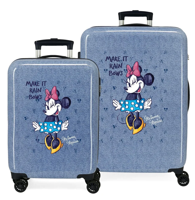 4531921 SET/2 TROLLEY ABS 55-68CM.4R.MINNIE MAKE IT RAIN BO